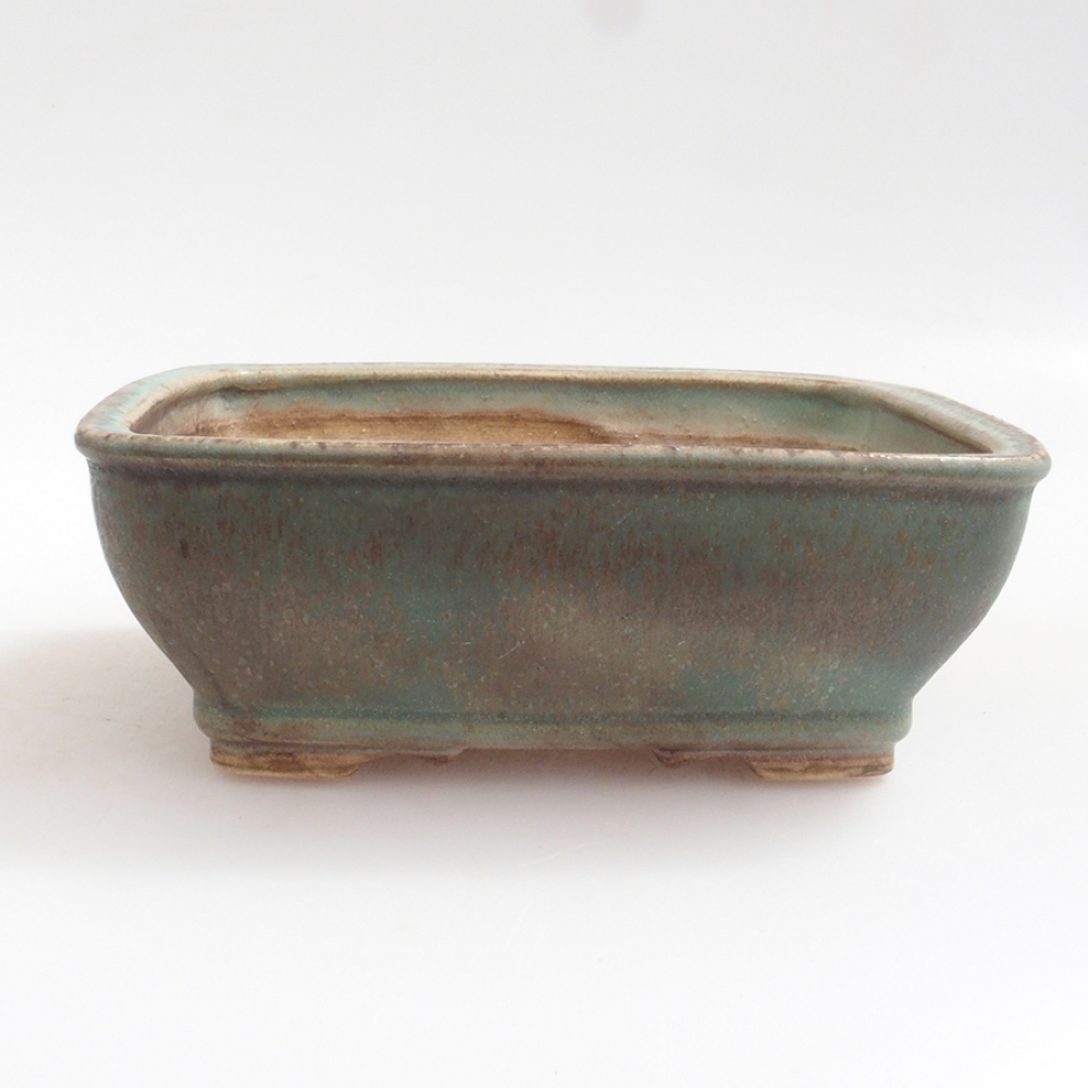 Bol à bonsaï en céramique 10 x 8,5 x 4 cm, brun