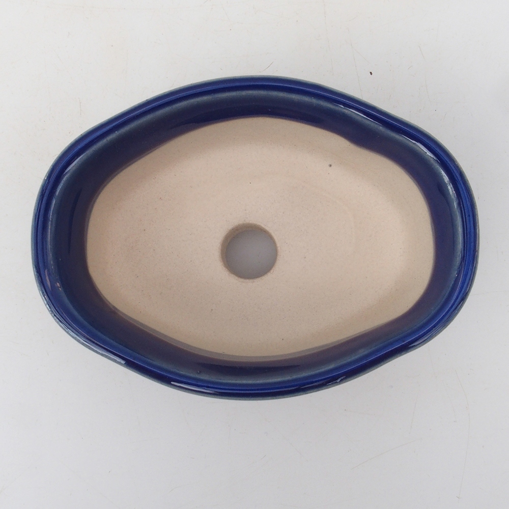 Bol à bonsaï H05 - 11 x 8 x 4 cm - bleu
