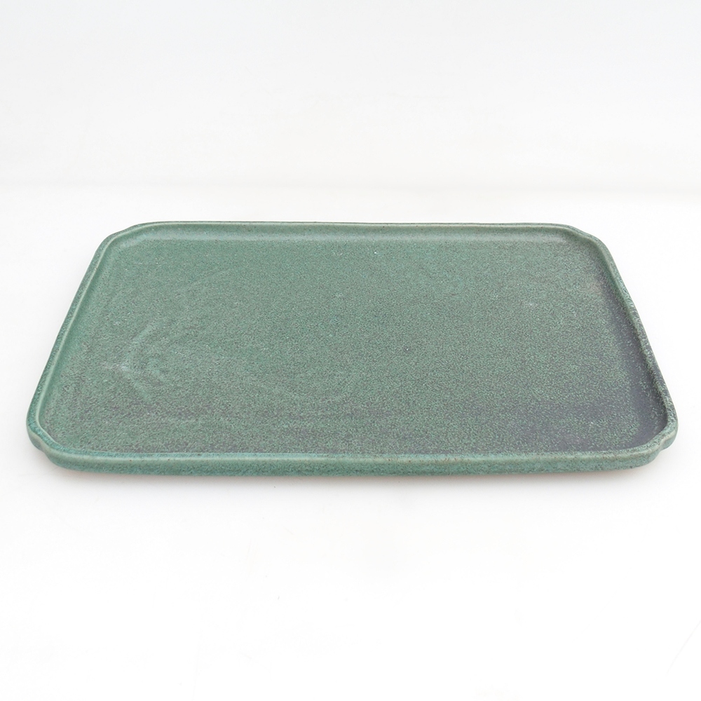 Bol en céramique H07 - 28 x 19 x 1,5 cm - brun