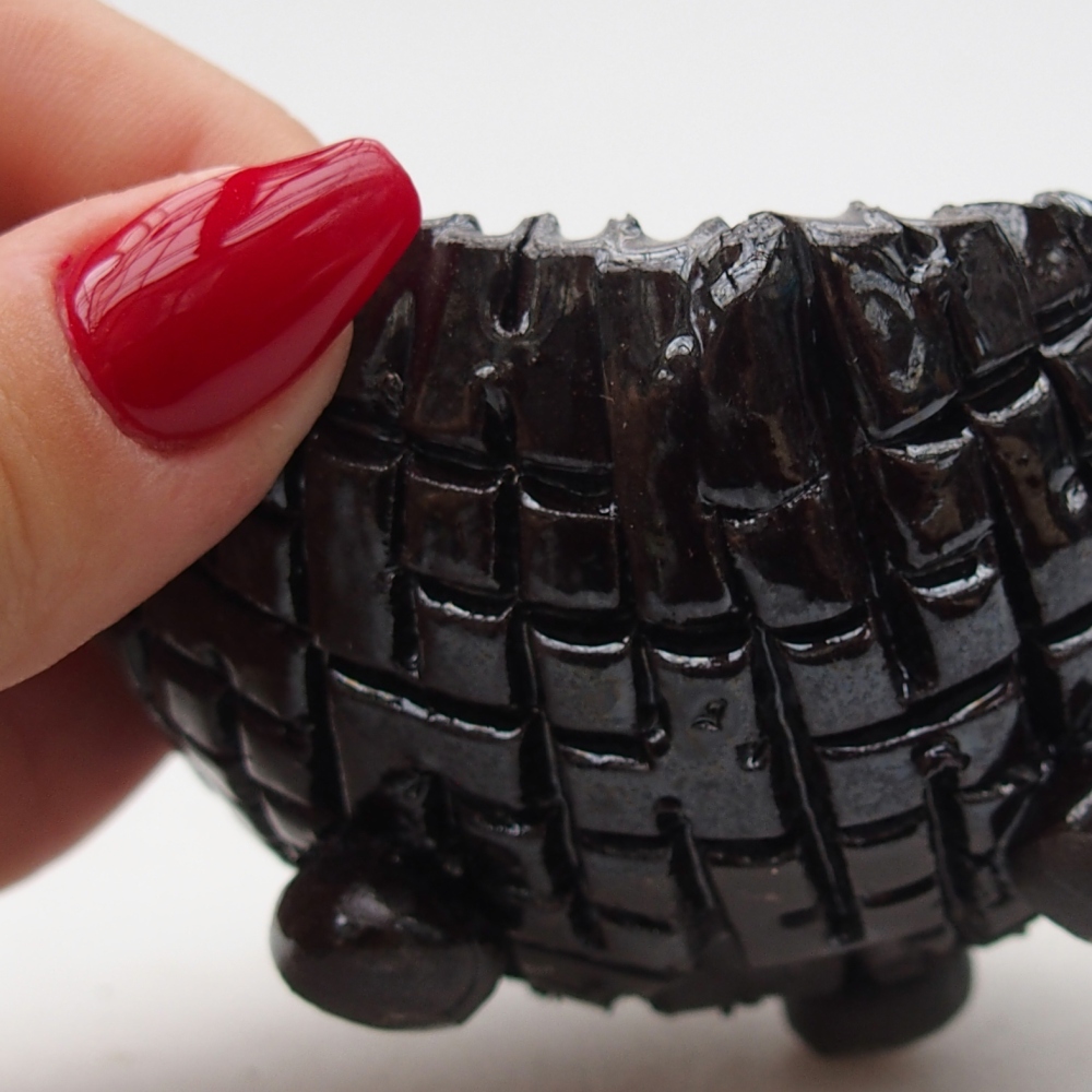 Coquille en céramique 8,5 x 8 x 5 cm , couleur noire