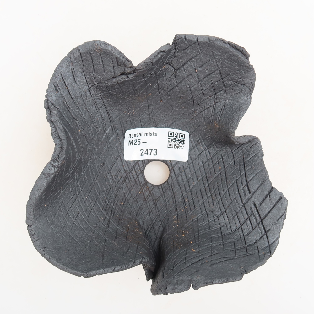 Coquille en céramique  15 x 14 x 8 cm, couleur métallique