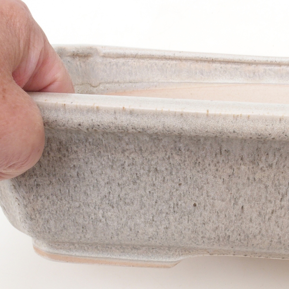 Bol à bonsaï H07 - 30 x 20,5 x 8 cm - beige