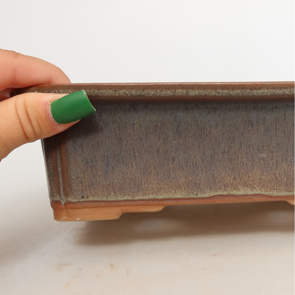 Bol en céramique  20 x 15,5 x 5,5 cm, couleur marron