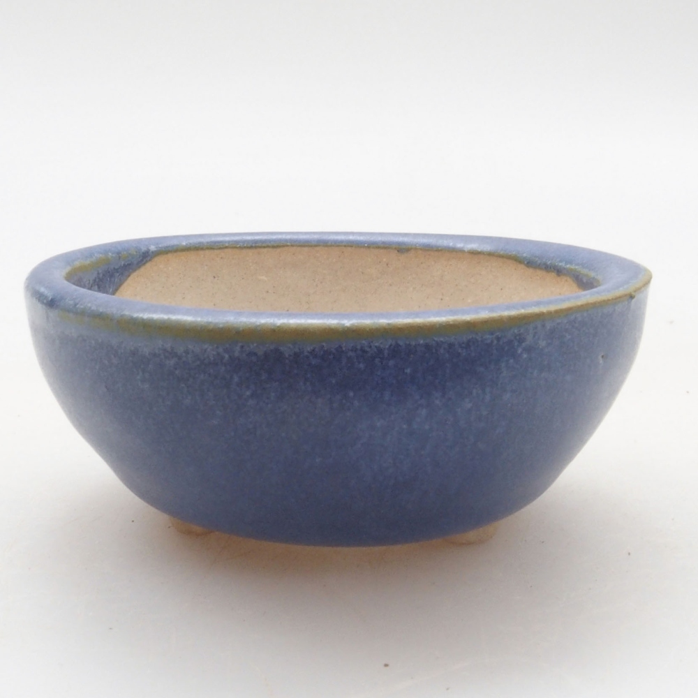 Mini bol bonsaï 6 x 6 x 2,5 cm, couleur bleu