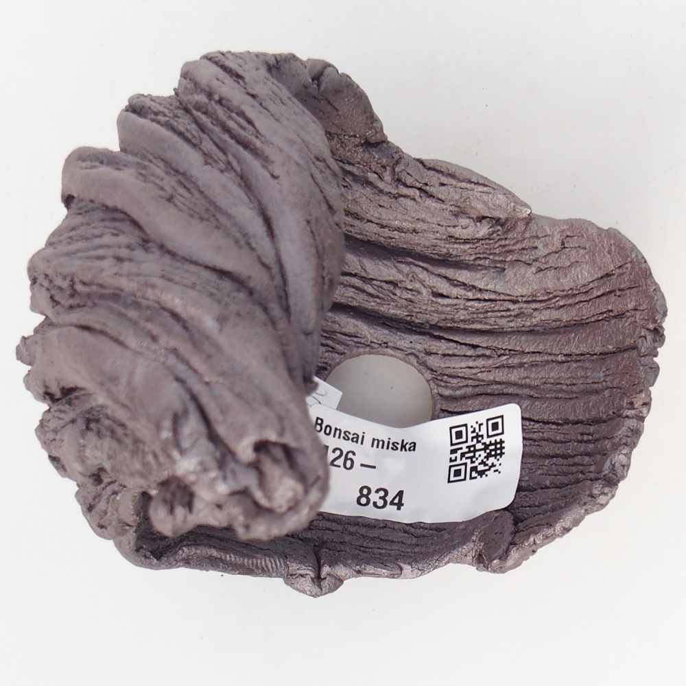 Coquille en céramique 9,5 x 8 x 11,5 cm , couleur métallique