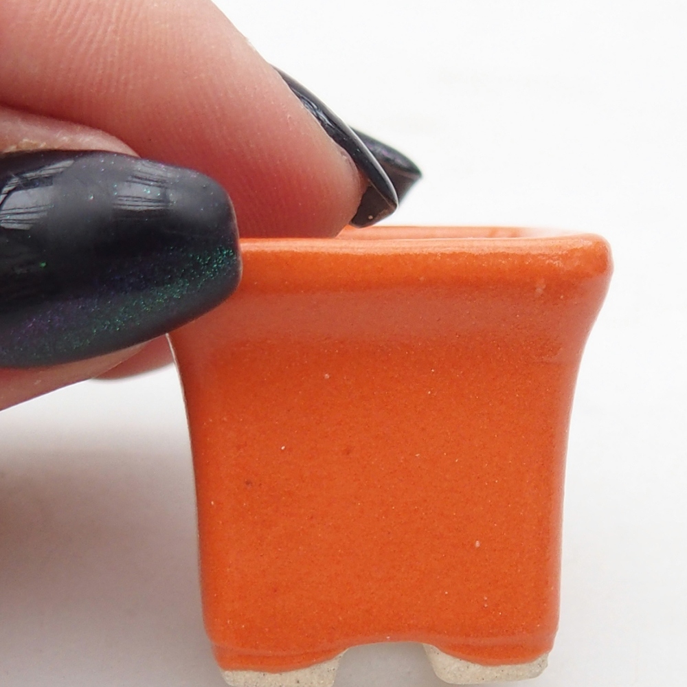 Mini bol bonsaï 2,5 x 2,5 x 2,5 cm, orange