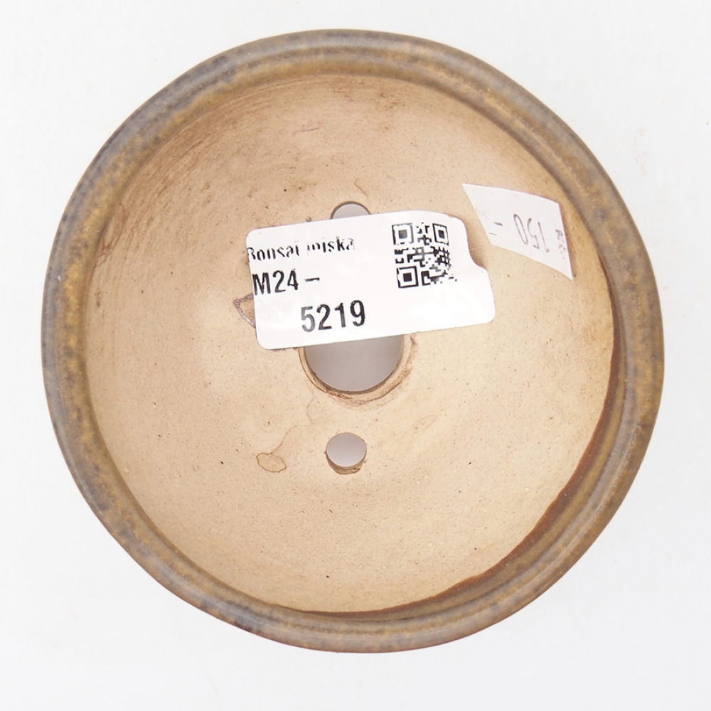 Bol à bonsaï en céramique 8 x 8 x 5,5 cm, brun