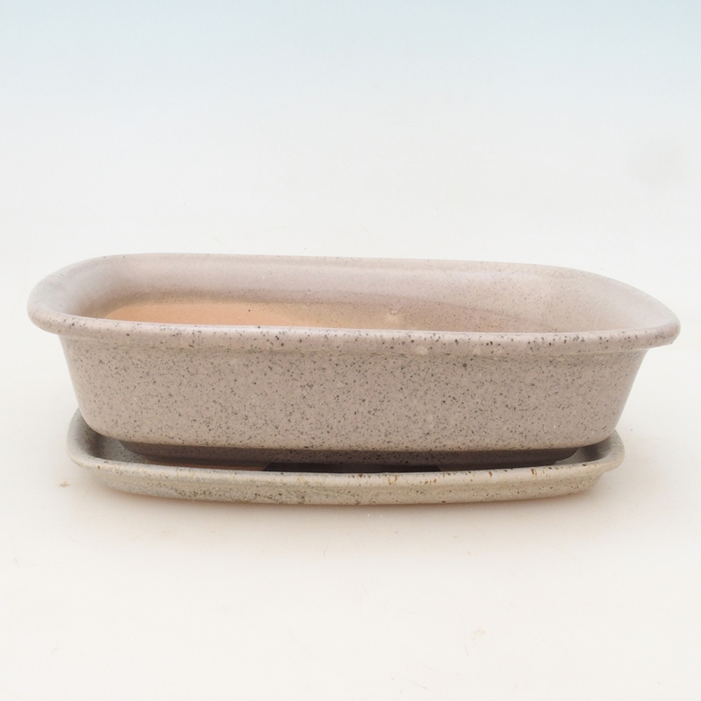 Bol bonsaï + soucoupe H02 - beige