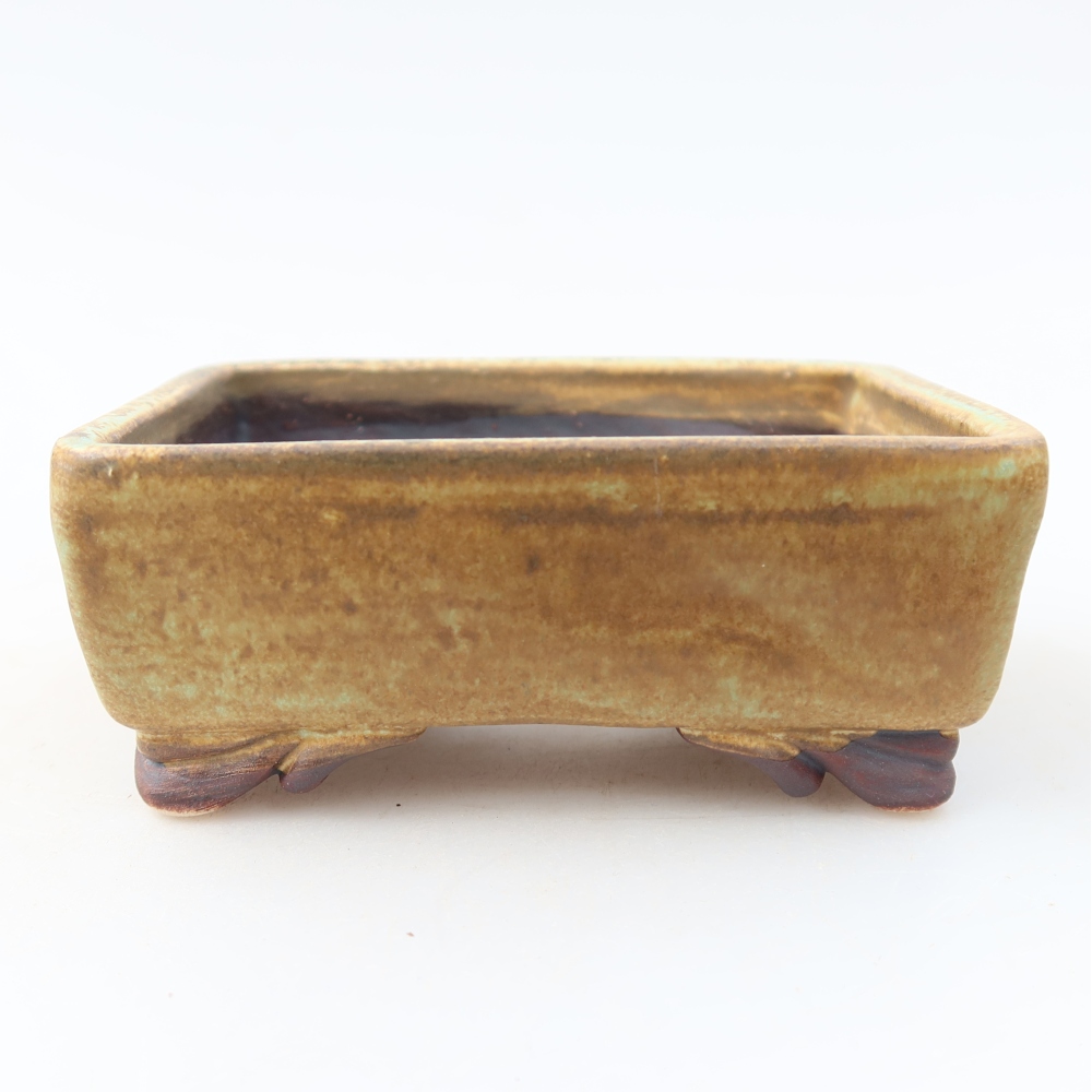 Bol à bonsaï en céramique 10 x 8 x 4 cm, vert