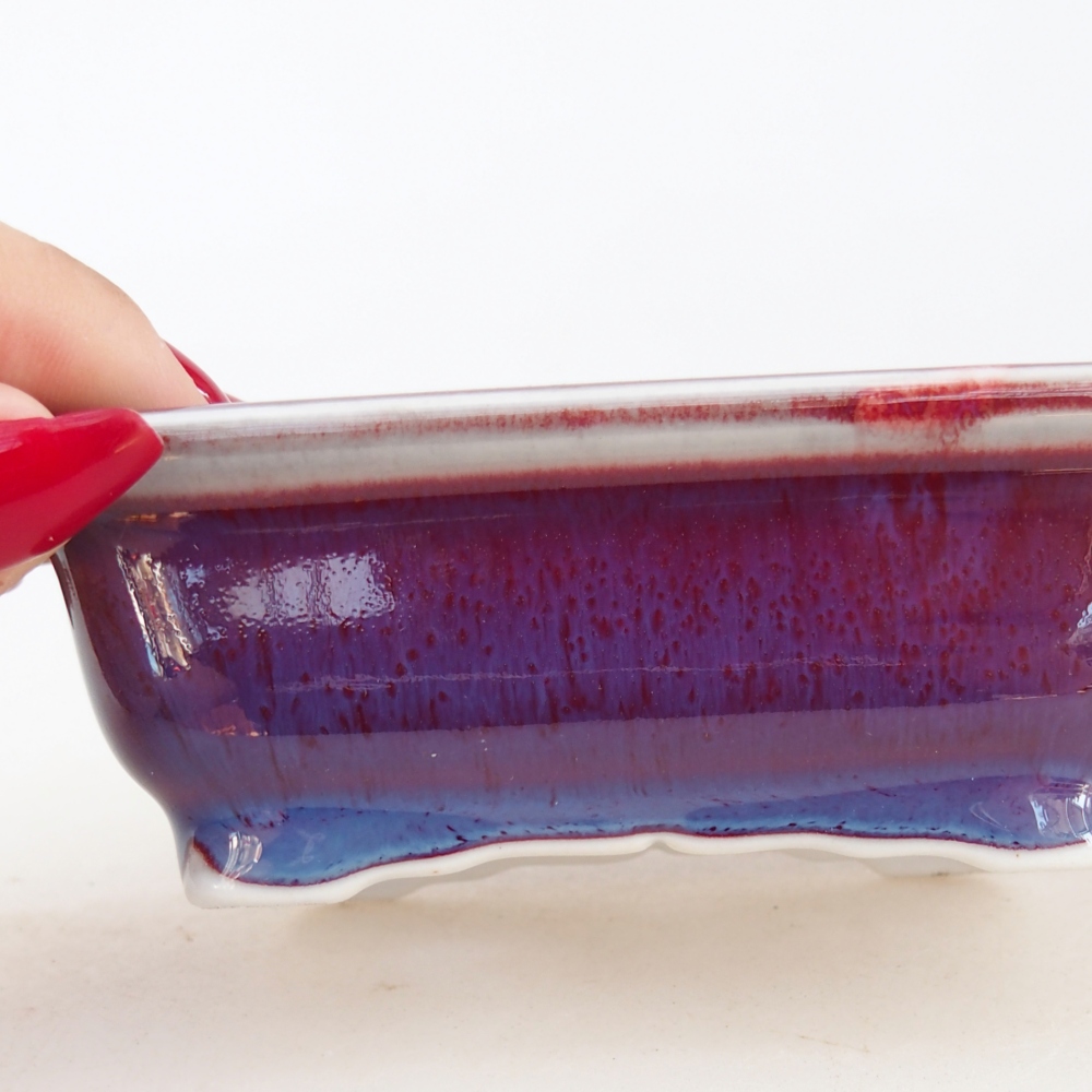 Mini bol bonsaï 10 x 8 x 3,5 cm, couleur violet