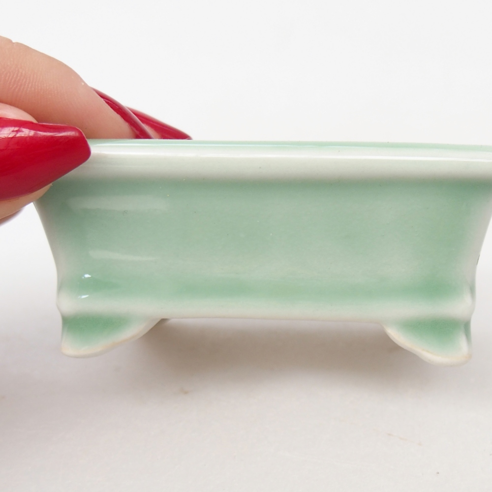 Mini bol bonsaï 8 x 6,5 x 3 cm, vert