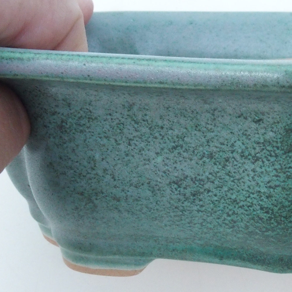 Bol à bonsaï H51 - 18 x 14 x 5 cm - vert