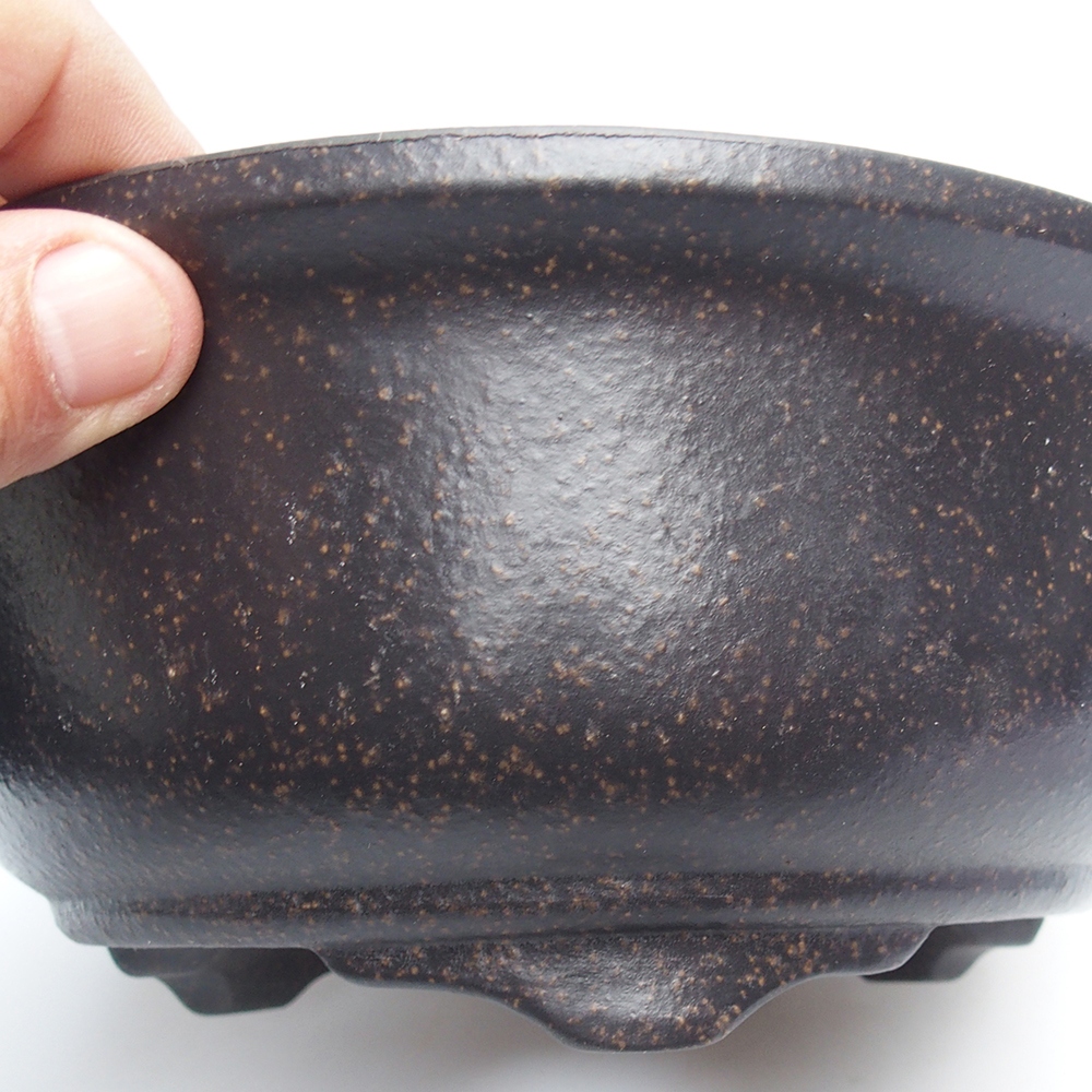 Bol 20 x 20 x 9 cm brun ocre