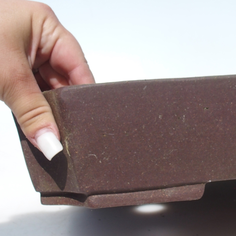 Bol pour bonsaï 44,5 x 32 x 6,5 cm - brun