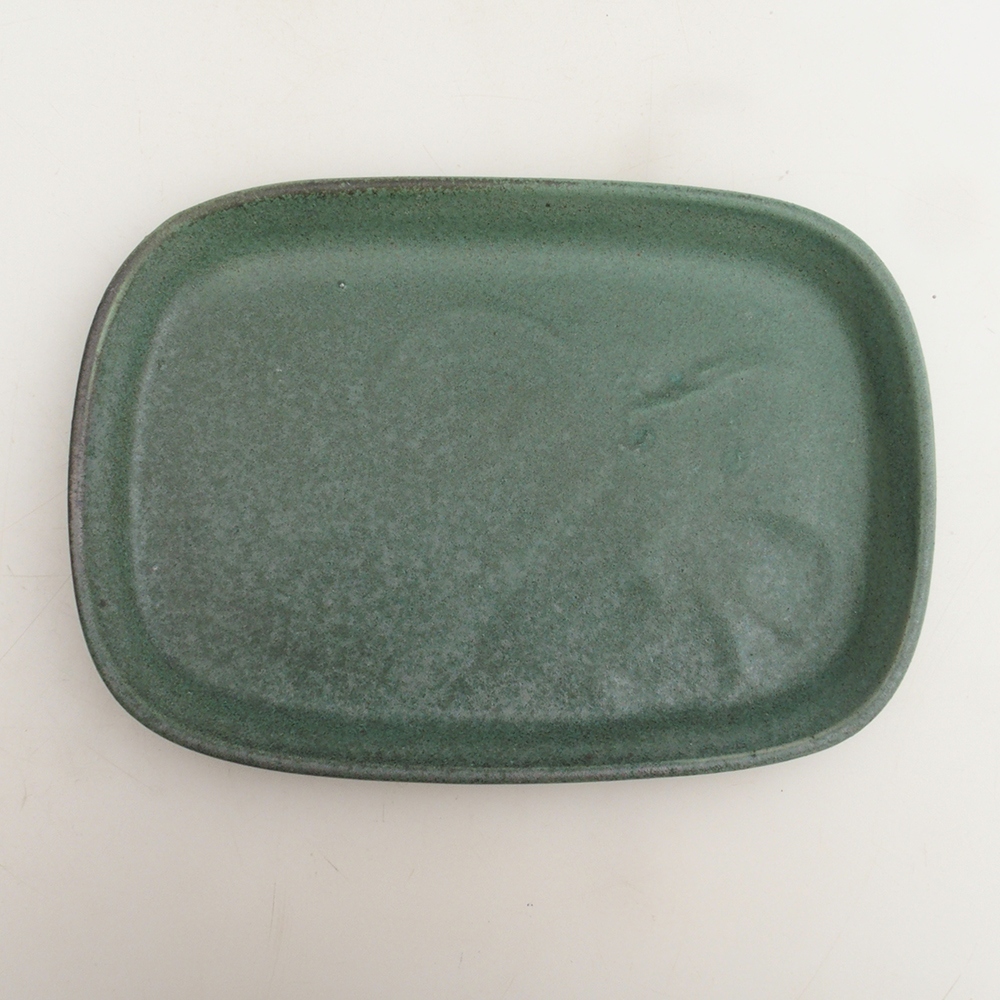Bol Bonsaï + soucoupe H25 - 23 x 17 x 5,5 cm - vert