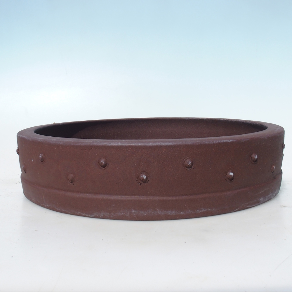 Bol pour bonsaï 37 x 37 x 8,5 cm bouleau brun