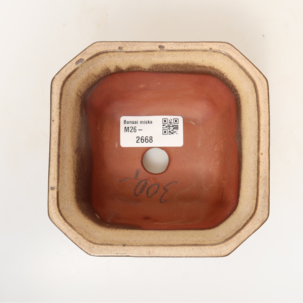Coquille en céramique  11,5 x 11,5 x 7 cm, couleur beige