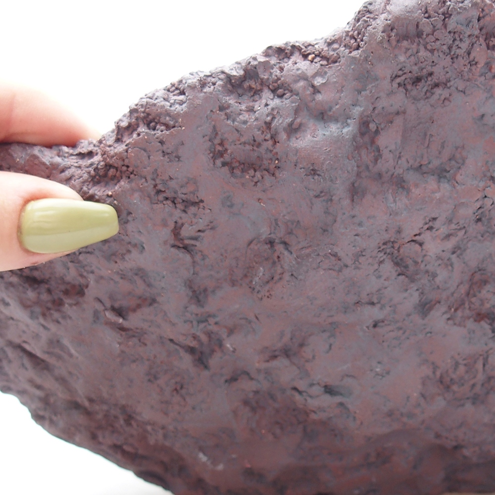 Coquille en céramique 31 x 30 x 23 cm , couleur marron