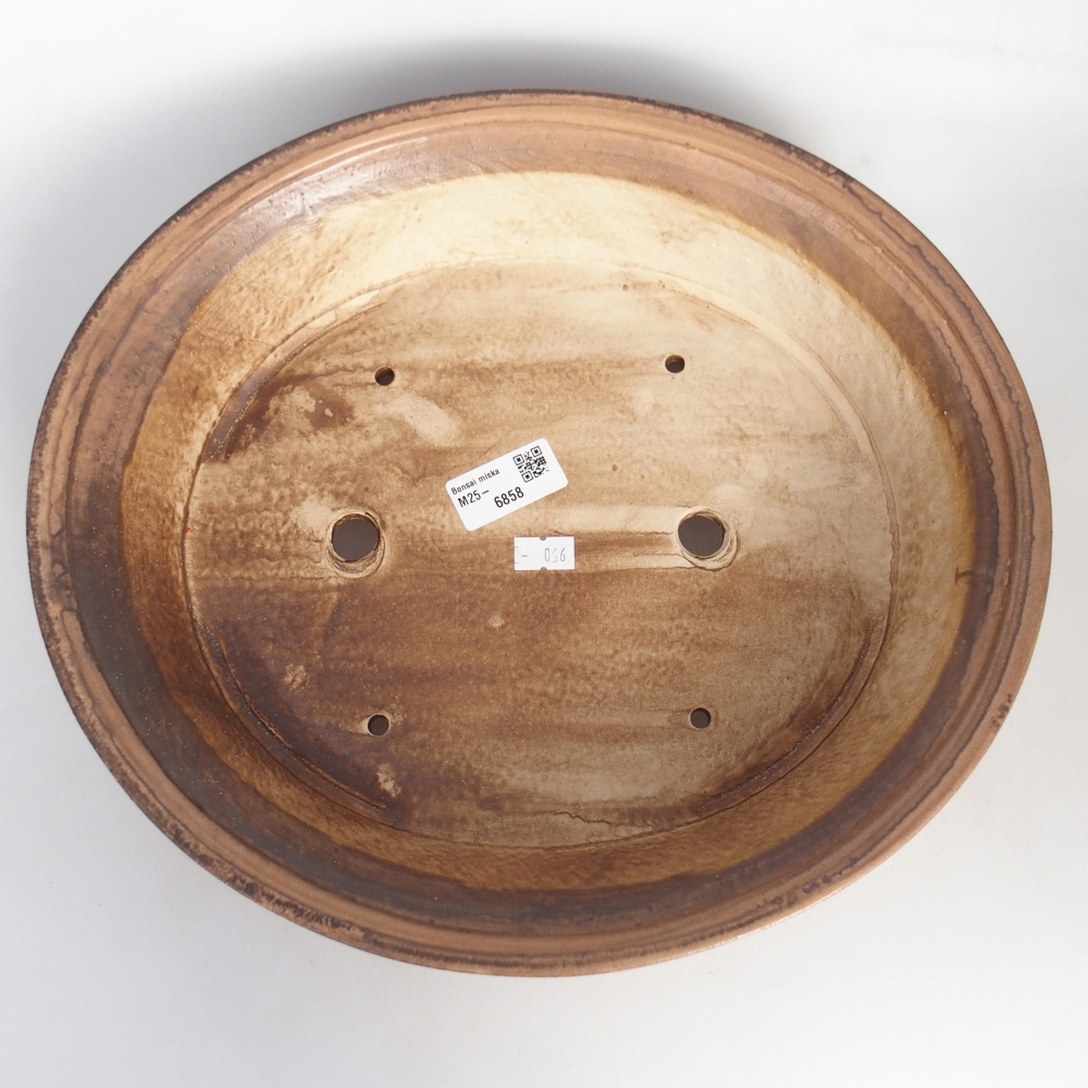 Bol à bonsaï en céramique 32 x 29 x 7 cm, rose