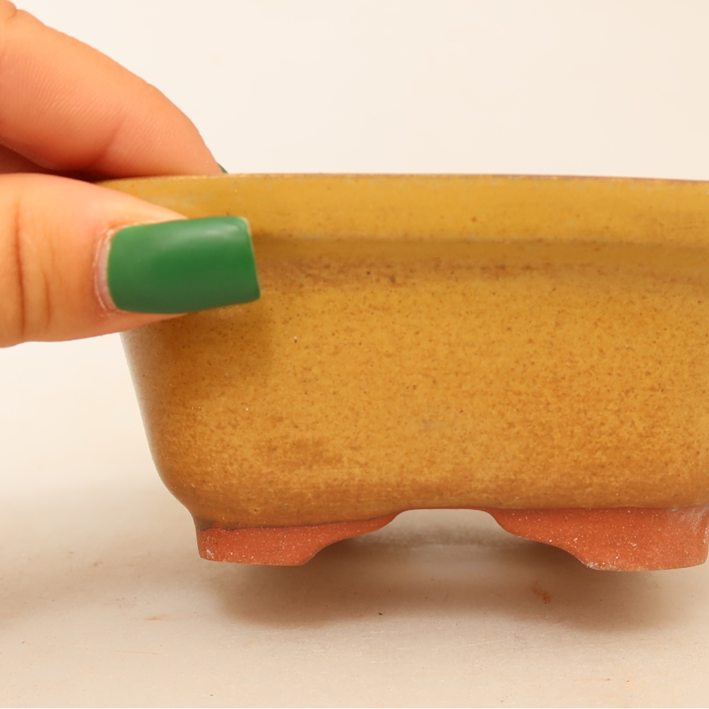 Bol en céramique  12 x 12 x 5 cm, couleur jaune