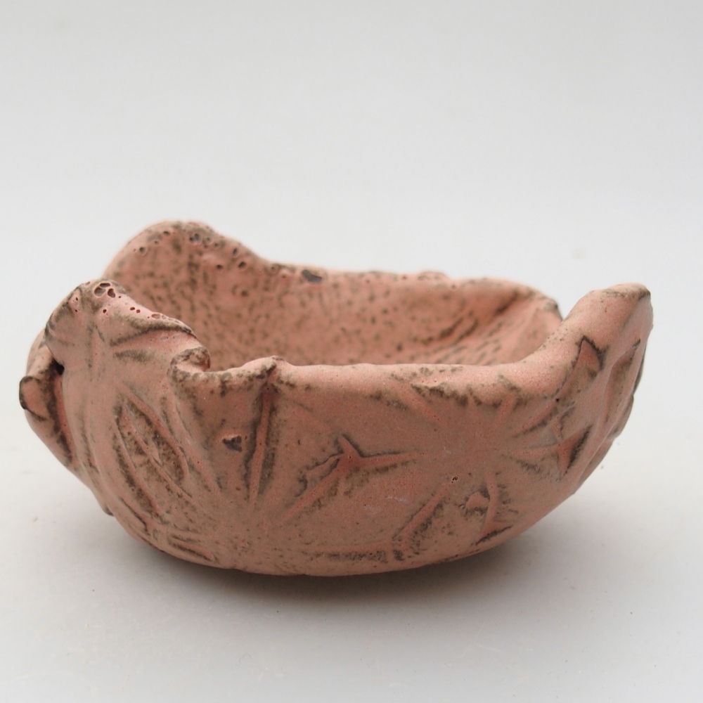 Coquille en céramique 9 x 8,5 x 4,5 cm , couleur rose