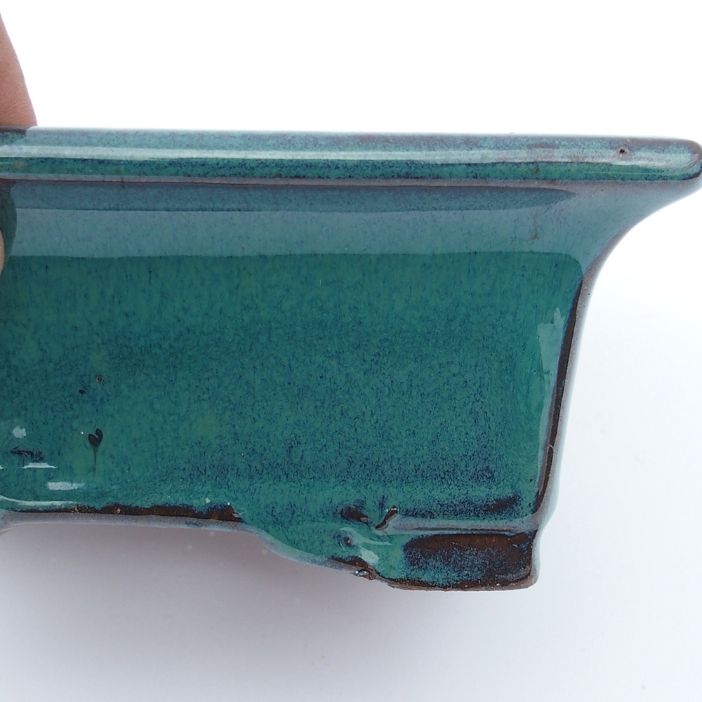 Bol 20 x 16,5 x 8 cm bleu-vert