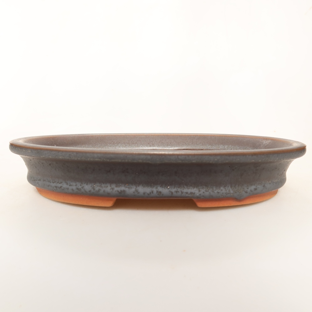 Bol en céramique  21 x 15 x 4 cm, couleur métallique