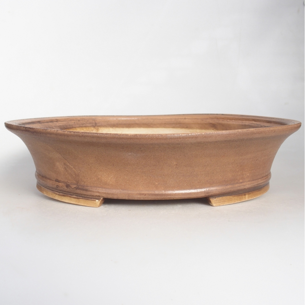 Bol à bonsaï en céramique 32 x 29 x 7 cm, rose