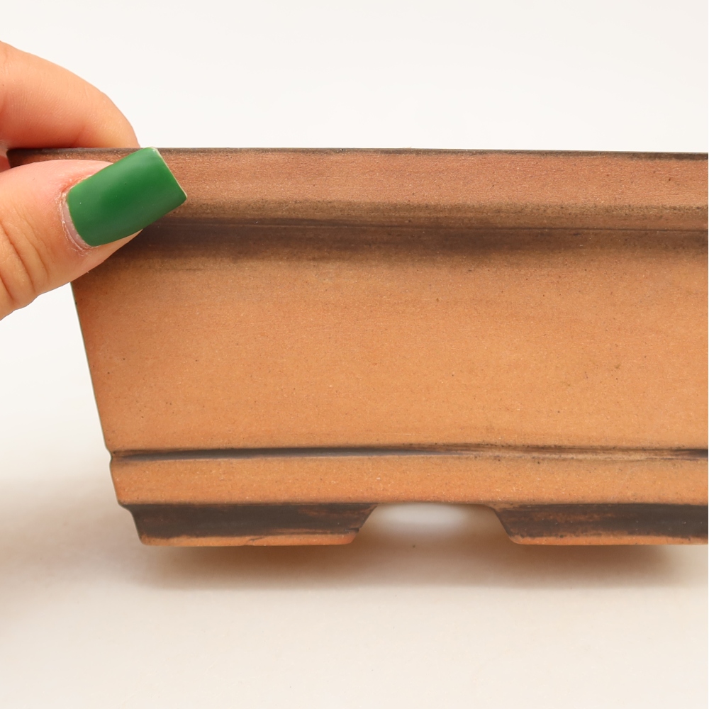 Bol en céramique  14,5 x 12,5 x 7 cm, couleur brique