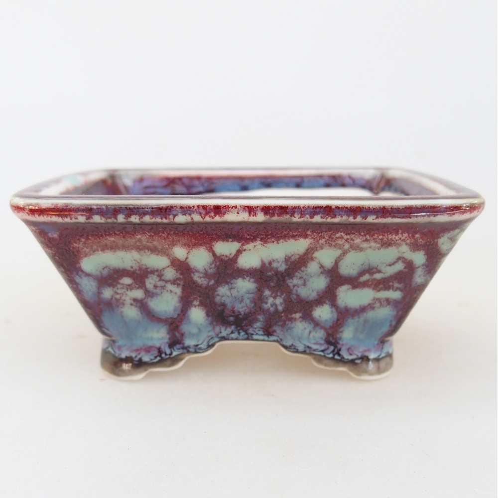 Mini bol bonsaï 8,5 x 7,5 x 4 cm, bordeaux