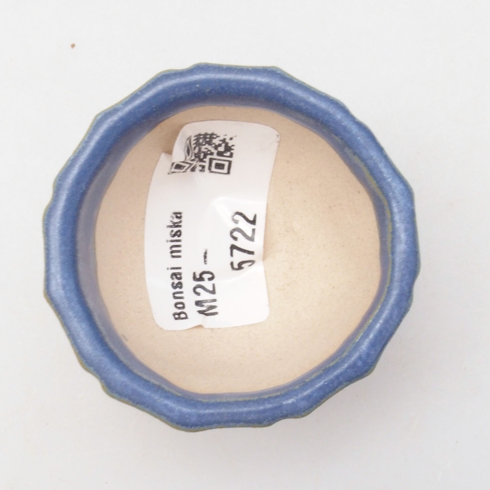 Mini bol bonsaï 5 x 5 x 3 cm, bleu