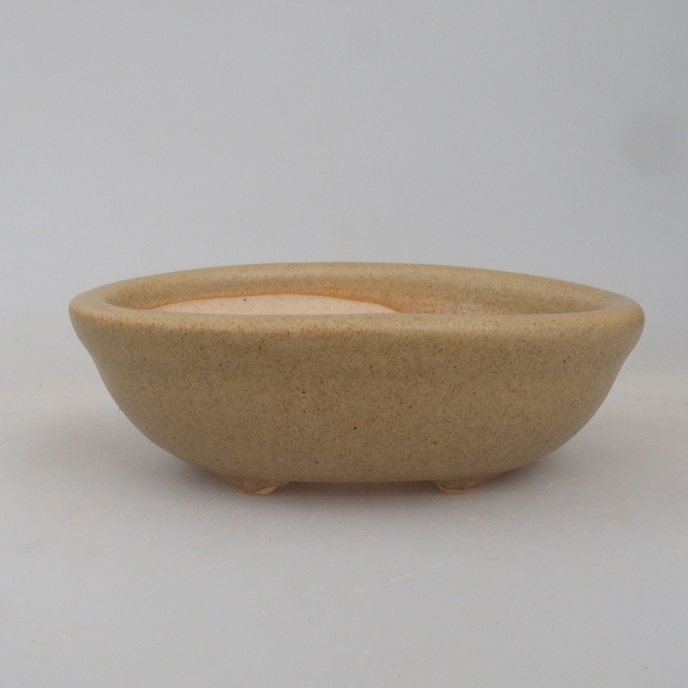 Mini bol bonsaï 7 x 5 x 2 cm, brun