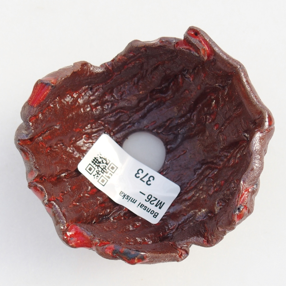 Coquille en céramique 8 x 8 x 5,5 cm , couleur marron