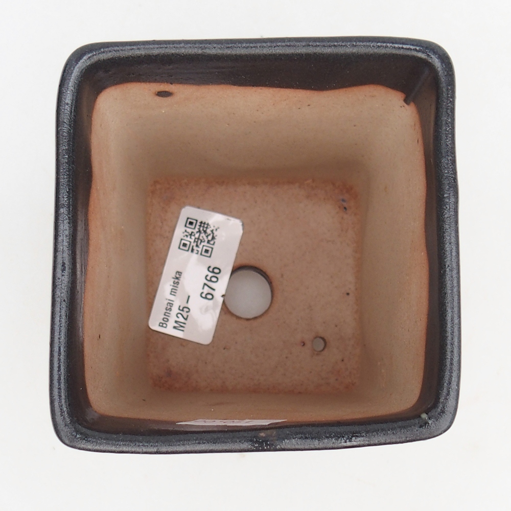 Bol bonsaï en céramique 8,5 x 8,5 x 11,5 cm, gris