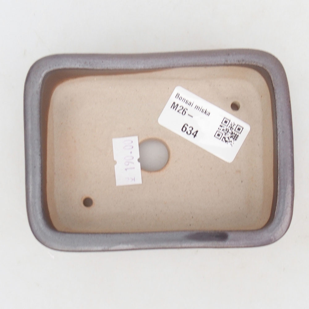 Bol à bonsaï en céramique 125 x 10 x 3 cm, brun