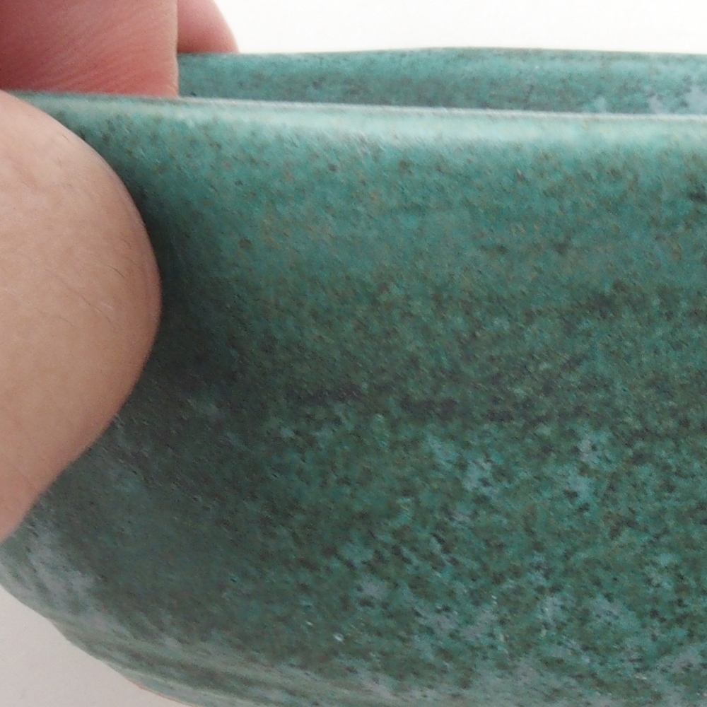 Bol à bonsaï H05 - 11 x 8 x 4 cm - vert