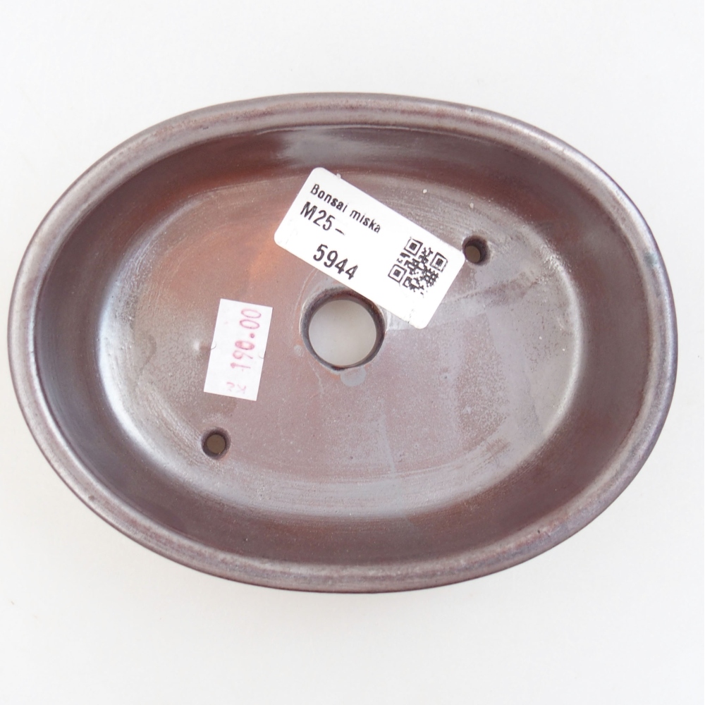 Bol à bonsaï en céramique 22 x 17 x 5 cm, vert