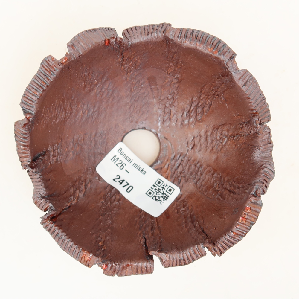 Coquille en céramique  10,5 x 10,5 x 6,5 cm, couleur métallique