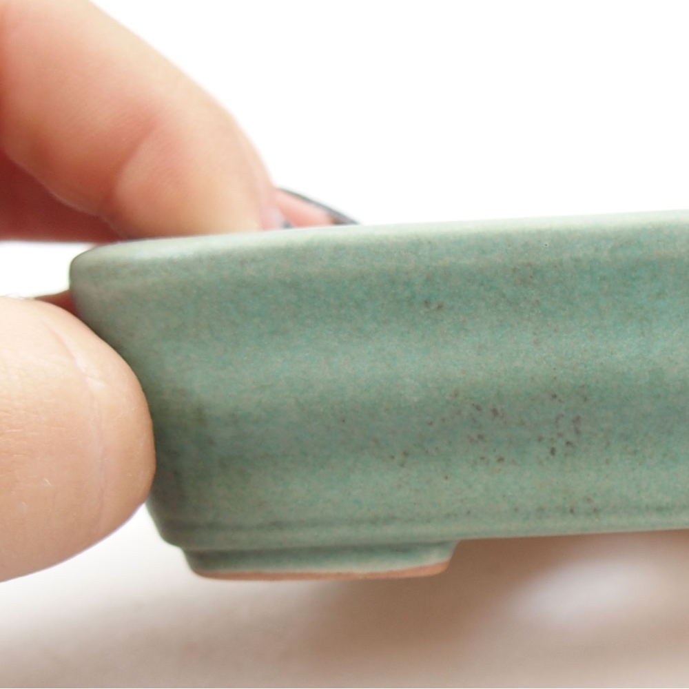 Bol à bonsaï en céramique 22 x 17 x 5 cm, vert