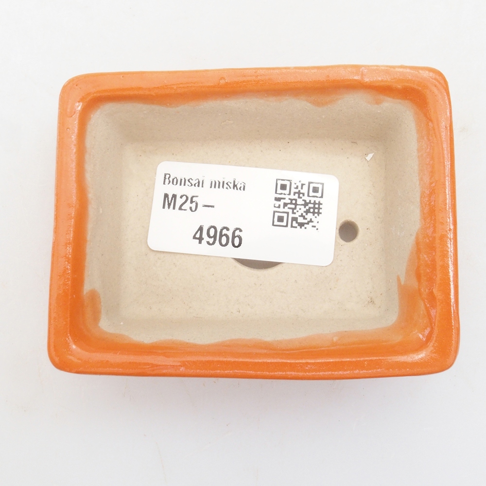 Mini bol bonsaï 7,5 x 6 x 2,5 cm, orange
