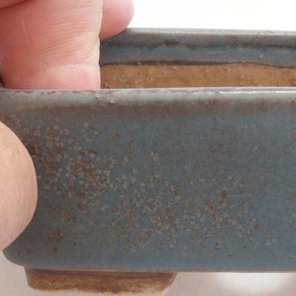 Bol à bonsaï en céramique 10 x 8,5 x 4 cm, brun