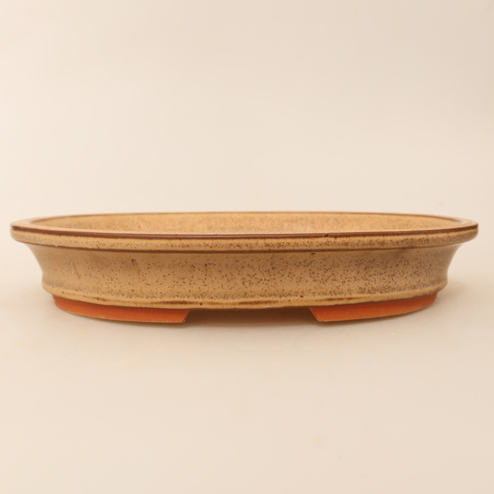 Bol en céramique  21 x 14,5 x 3,5 cm, couleur beige