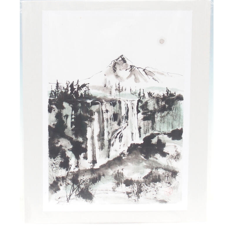 Calligraphie - Mont Fuji