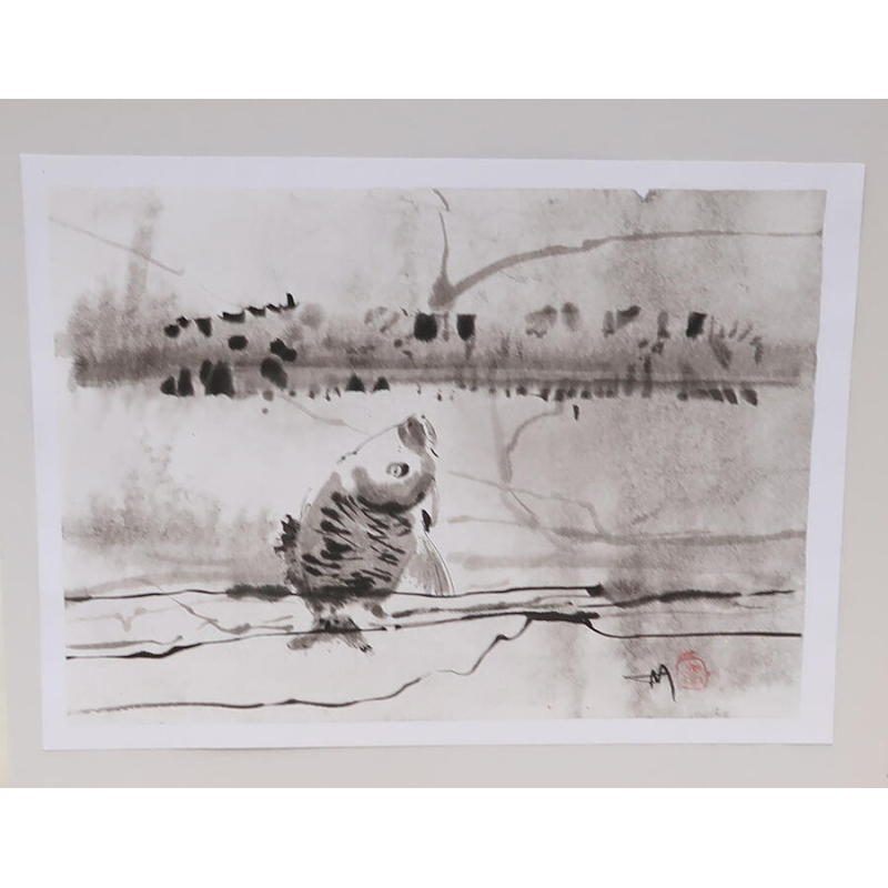 Calligraphie - Poisson