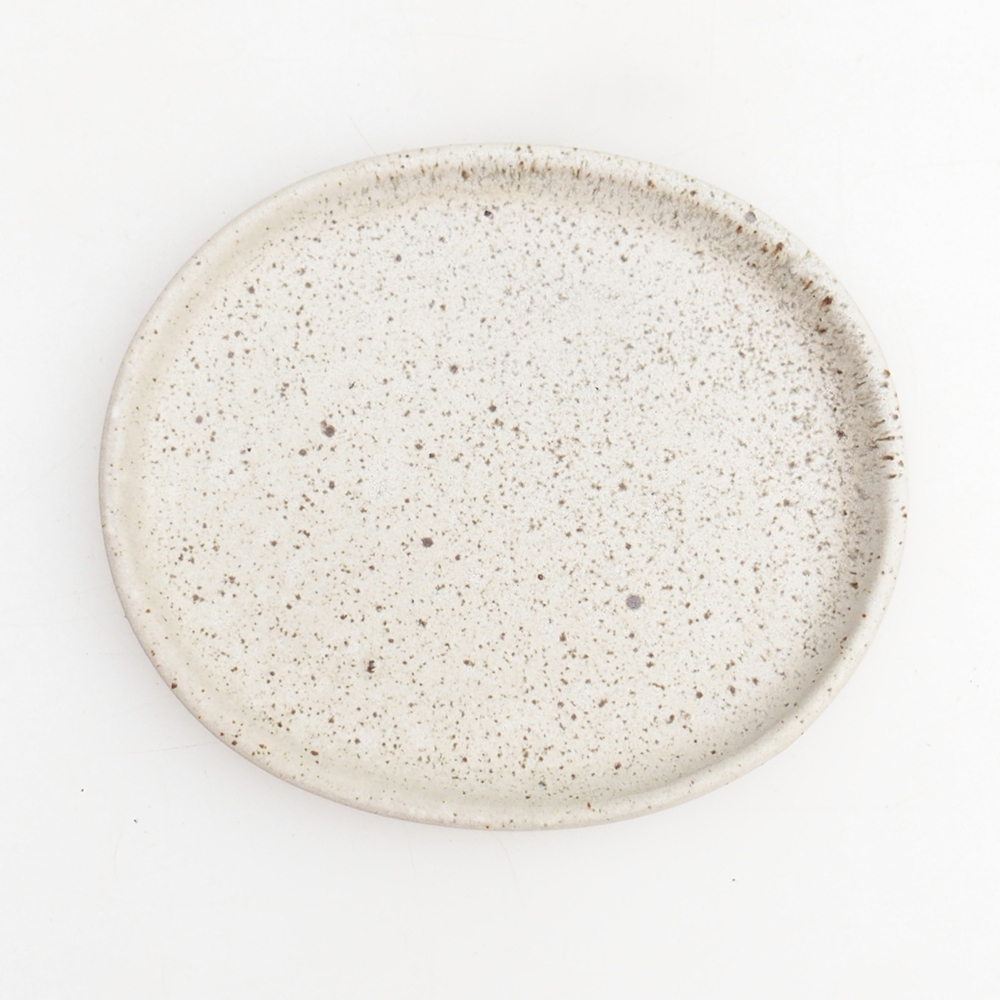 Soucoupe en céramique H11 - 11,5 x 9,5 x 1 cm