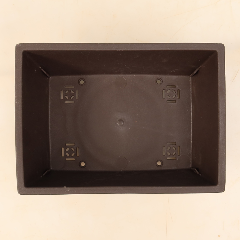 Pot à bonsaï + soucoupe en plastique MP-36 - 22,5 x 16 x 9 cm