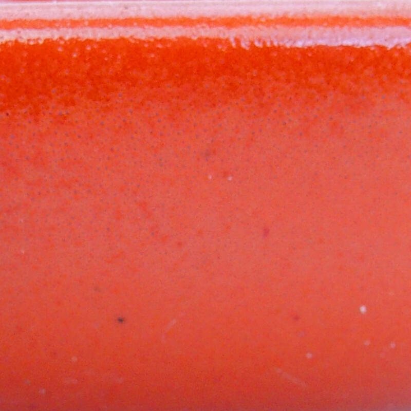 Bol à bonsaï en céramique 10,5 x 9 x 3,5 cm, orange