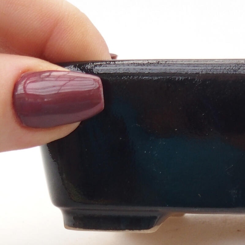 Bol à bonsaï en céramique 10 x 5,5 x 3,5 cm, noir