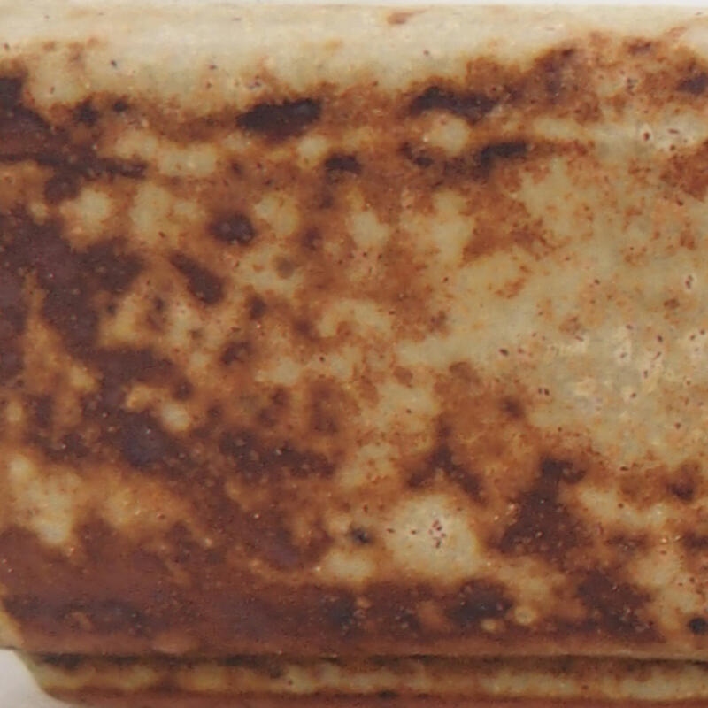 Bol à bonsaï en céramique 10 x 7 x 2 cm, couleur beige