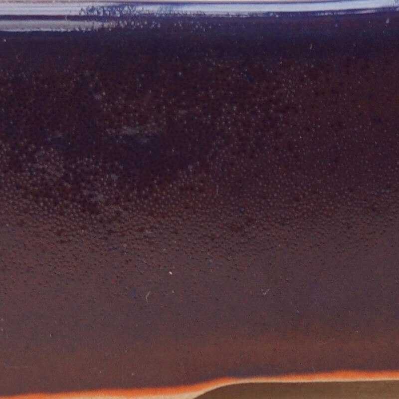 Bol à bonsaï en céramique 10 x 7 x 3,5 cm, couleur violet